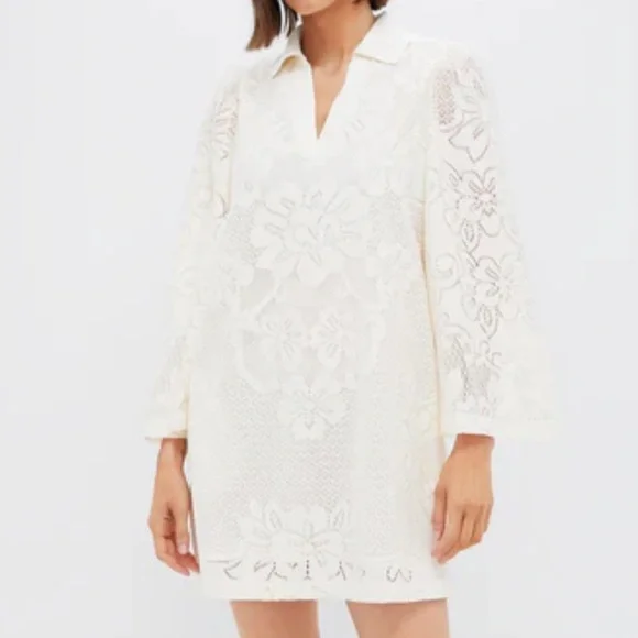tuckernuck white dress Ivory Ric Rac Tie Brocks Ivory / XS everyone needs a Jackie in her life.Our Favorite Details Tuckernuck - White Tove Dress
